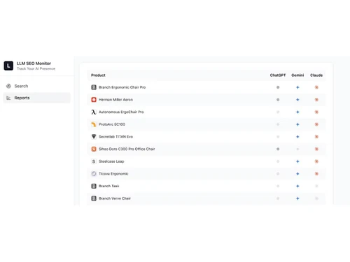 LLM SEO Monitor-dashboards