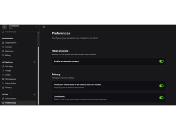 mistral ai-preferences