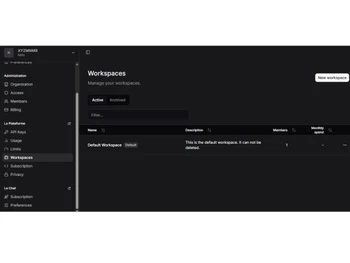 mistral ai-workspaces