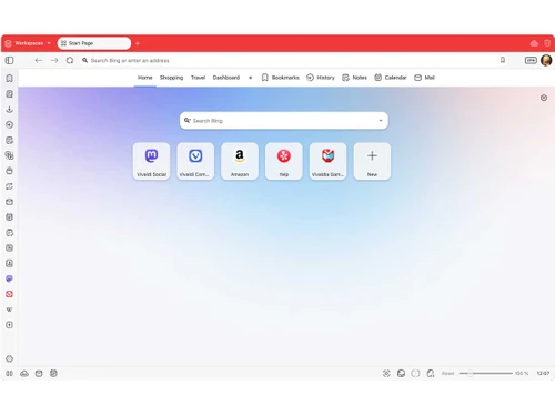 Vivaldi workspaces