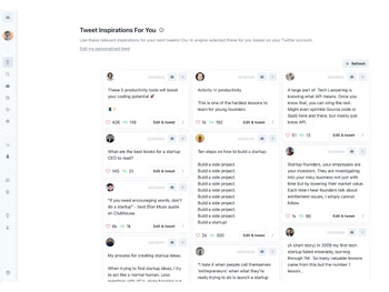 tweet hunter-inspirations