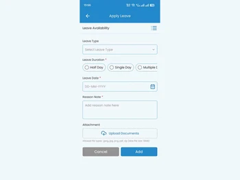 SignalHRM leave mobile