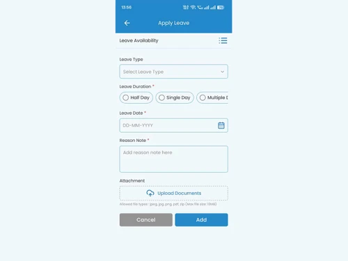 SignalHRM leave mobile
