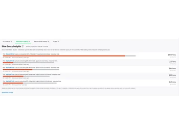 Scout Monitoring-slow query