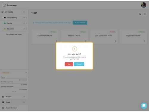 forms app-popups