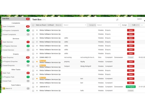 R Plus CRM Task Box