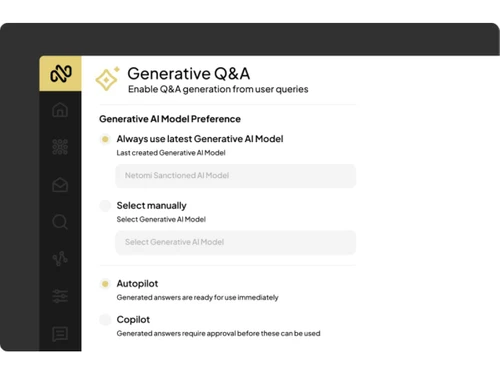 Netomi-generative Q and A