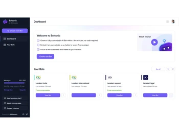 Botsonic-dashboard