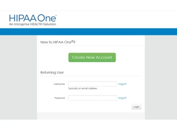 hipaa one-account