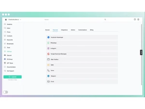 Chatbot Builder AI-channels
