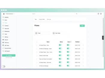 Chatbot Builder AI-flows