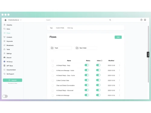 Chatbot Builder AI-flows