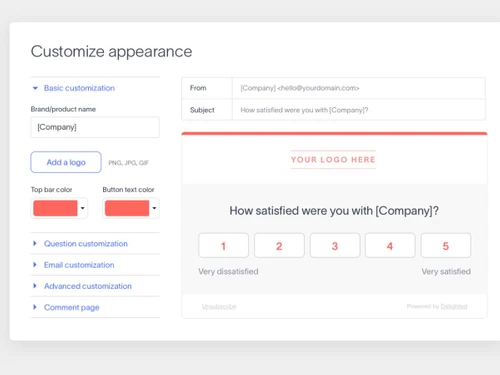 delighted-customization