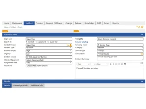 smart service desk-dashboard