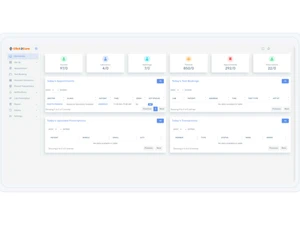 Click2Cure dashboard