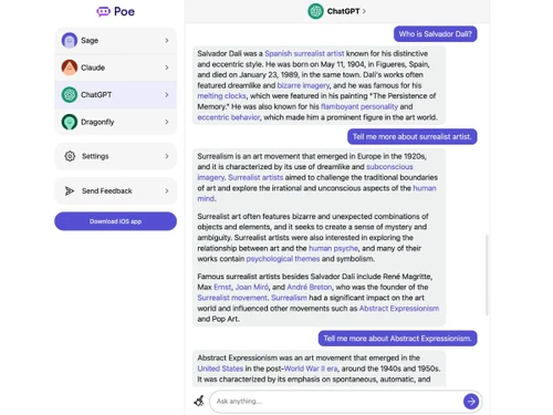 quora poe-chats
