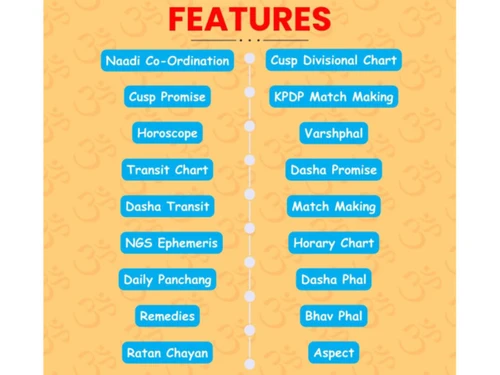 Nakshatra Gold Software-features
