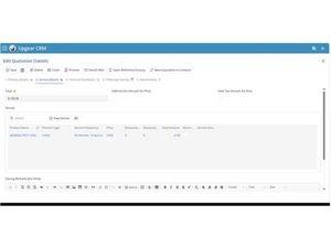 Upgear-crm-quotation