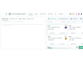 text to speech openai-vocalize