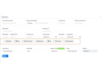 Autommat Travel CRM-Lead