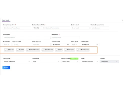 Autommat Travel CRM-Lead