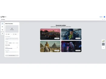 LTX-Studio motion workshop