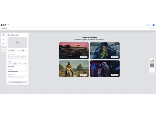 LTX-Studio motion workshop