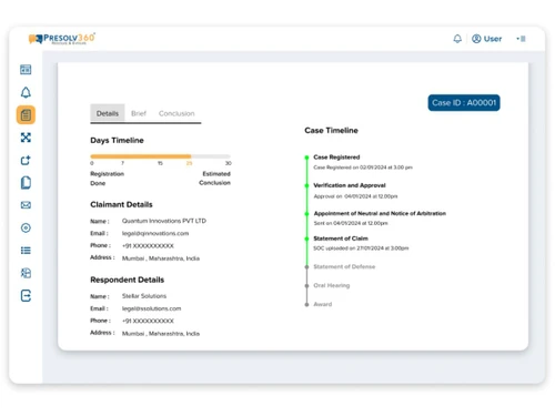 Presolv360-days timeline