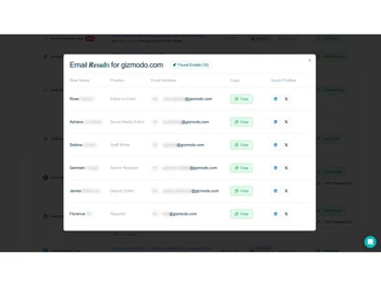 AffiliateFinder emails