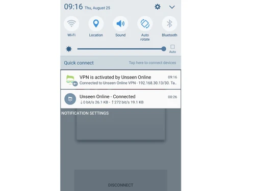 unseen vpn-alerts