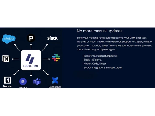 Equal Time-manual updates
