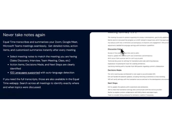 Equal Time-take notes