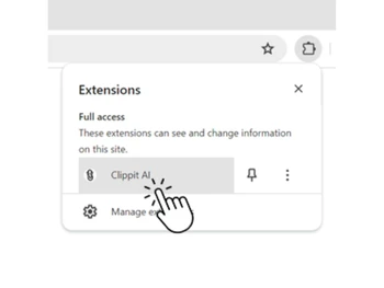 Clippit AI-extension