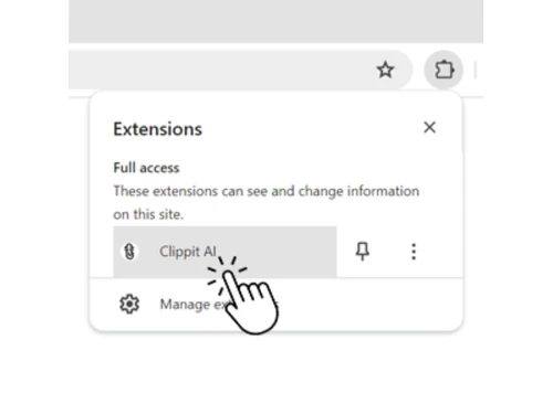 Clippit AI-extension