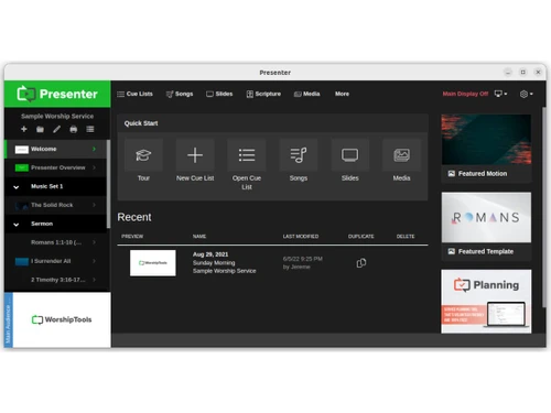 Worshiptools-dashboard