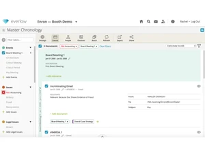 Everlaw-storybuilder chronology