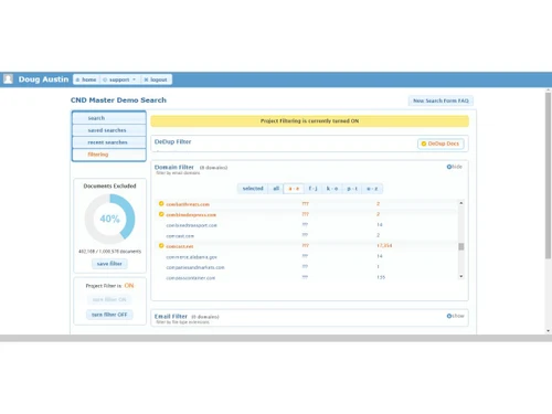 CloudNine LAW-filtering
