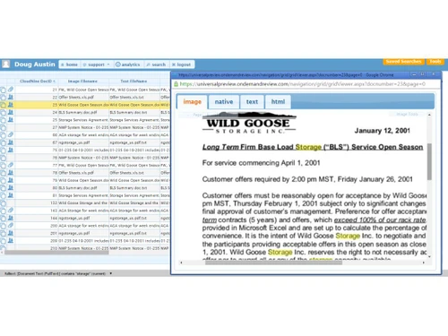 CloudNine LAW-text search