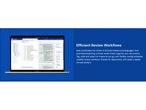 Quik E-Discovery-workflows