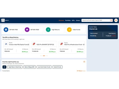 Bajaj Broking MF sip