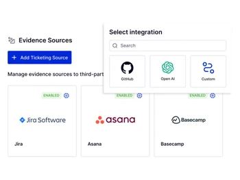 LogicGate-automated evidence collection