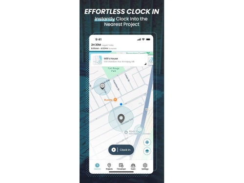 ConstructionClock-effortless clock in