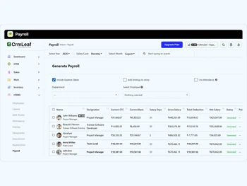 CRMLeaf Payroll