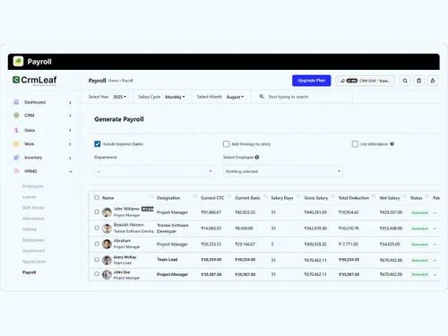 CRMLeaf Payroll