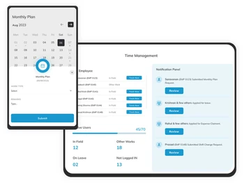 SalesJump SFA time management