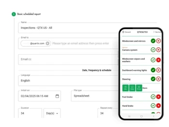 Quartix-vehicle inspections