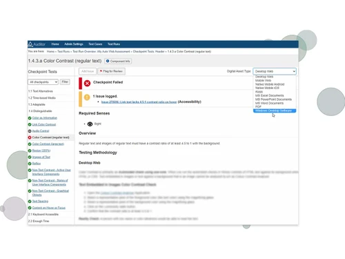 deque-axe auditor contrast