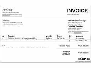 goalploy invoice