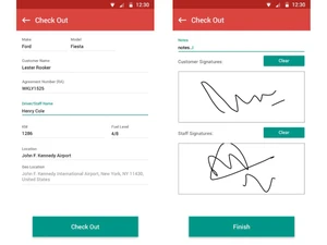 Speed Car Rental Software-checkout