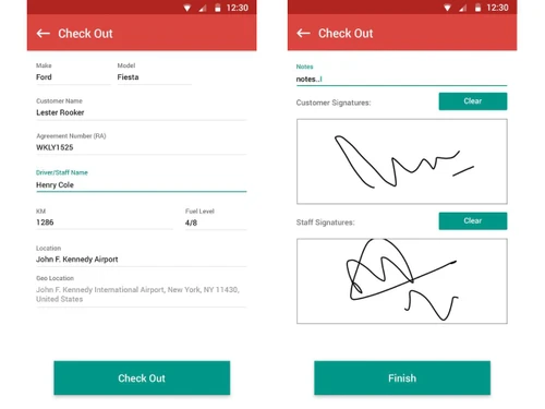 Speed Car Rental Software-checkout